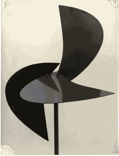 Image for X Triennale - Mostra internazionale delle scuole d'arte - Scultura in ferro verniciato "Forma spaziale" - Aldo Gavaggi - Centro studi d'arte e produzione industriale di Novara