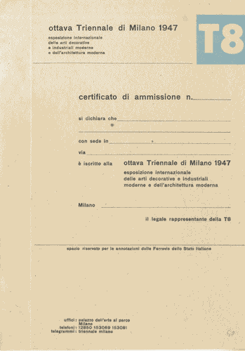 Image for Certificato di ammissione