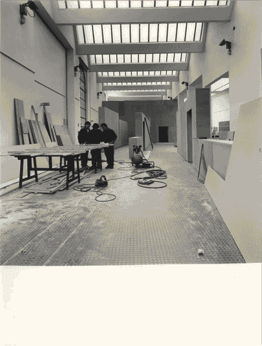 Image for Le città immaginate - Lavori di allestimento - Primo piano