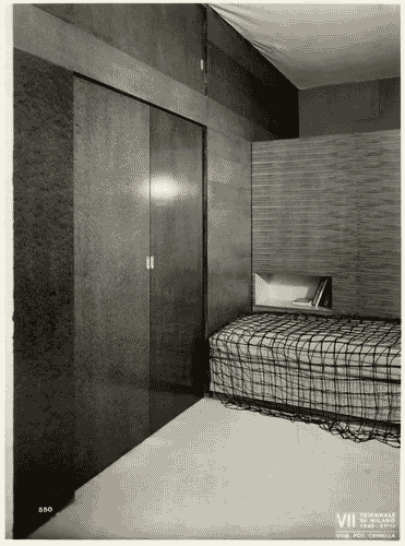 Image for VII Triennale - Mostra dell'arredamento alberghiero - Ambiente n. 6: Camera d'albergo per l'Abruzzo di Agnoldomenico Pica