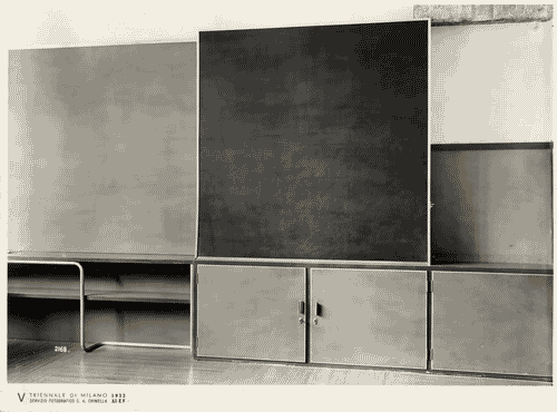 Image for V Triennale - Costruzioni nel parco Sempione - Aule scolastiche tipo - Lavagna girevole per aula di III elementare