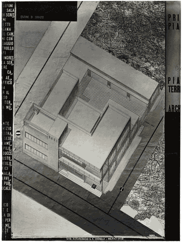 Image for V Triennale - Mostra internazionale di architettura moderna - I° galleria dell'Italia - Progetti di edifici tipici - Sede provinciale del R.A.C.I. (Reale Automobile Club Italia) di Gabriele Giussani