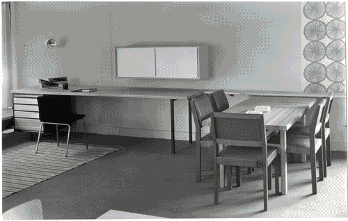 Image for Zona studio dell'alloggio finlandese della Mostra internazionale dell'abitazione