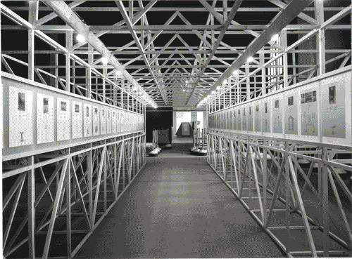 Image for XVI Triennale - Primo ciclo - Lo spazio audiovisivo - Spazio reale-spazio virtuale - Installazione "Abitare è essere ovunque a casa propria"