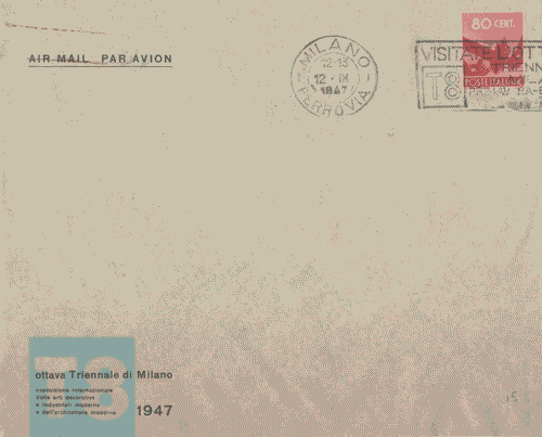 Image for Busta intestata "Air Mail Par Avion" con logo (Mod. B3 - T8)
