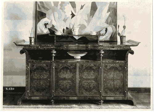 Image for IV Triennale - II Galleria dell'arredamento - Credenza nella sala da pranzo di Virgilio Vallot