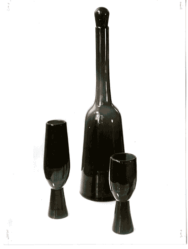 Image for XI Triennale - Sezione della Germania - Bottiglia e bicchieri - Ilse Decho