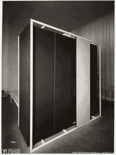 Image for VI Triennale - Mostra dell'arredamento - Parte notturna di un'abitazione del Gruppo B.B.P.R.