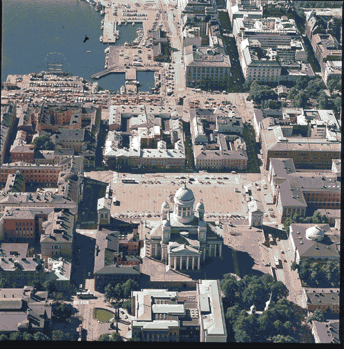 Image for XVII Triennale - Le città del mondo e il futuro delle metropoli - Partecipazioni internazionali - Sezione Finlandia - Veduta aerea della piazza del Senato di Helsinki