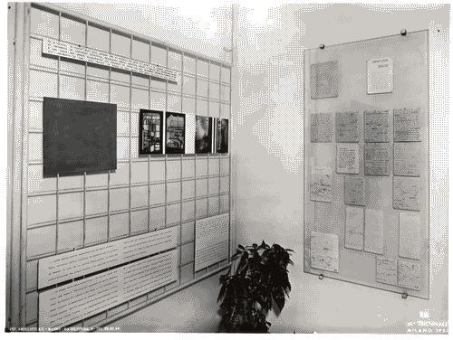 Image for IX Triennale - Mostre temporanee - Mostra commemorativa in memoria di Persico, Giolli, Pagano e Terragni