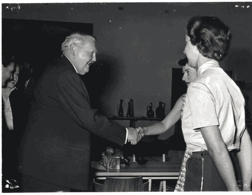 Image for X Triennale - Visita del Ministro dell'Economia della Germania Federale Ludwig Erhard