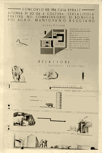 Image for V Triennale - Mostra internazionale di architettura moderna - I° galleria dell'Italia - Progetti di edifici tipici - Concorso per casa rurale