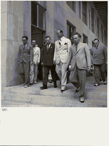 Image for VI Triennale - Visita del ministro della Cultura Popolare, Dino Alfieri - Giornalisti esteri - Giulio Barella - Giuseppe Pagano Pogatsching