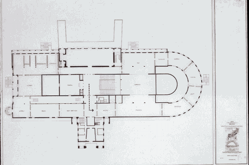 Image for Pianta piano primo del Palazzo dell'Arte per l'allestimento della XVIII Triennale - Aldo Rossi - Luca Meda