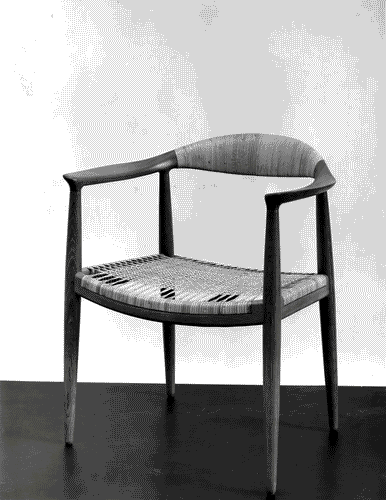 Image for IX Triennale - Sezioni estere - Danimarca - Sedia in vimini e legno di Hans Wegner