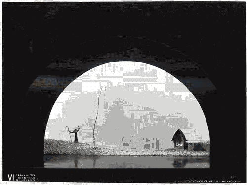 Image for VI Triennale - Mostra internazionale di scenotecnica teatrale - Sezione italiana - Scenografia per "Tannhäuser" di Richard Wagner