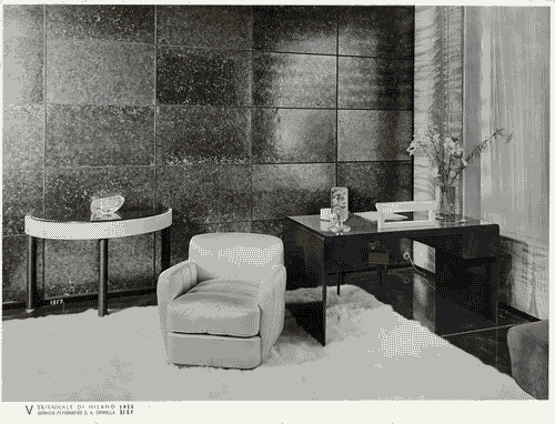 Image for V Triennale - Arti decorative e industriali - La Strada-Mostra d'ambienti moderni - Sala di Guglielmo Ulrich