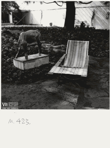 Image for VII Triennale - Sezione del giardino - Poltrona sdraio con poggiapiedi