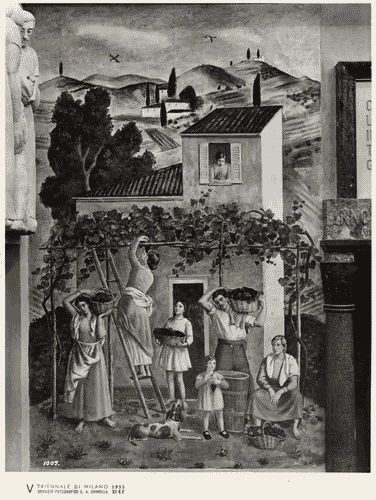 Image for V Triennale - Pittura murale "la vendemmia"