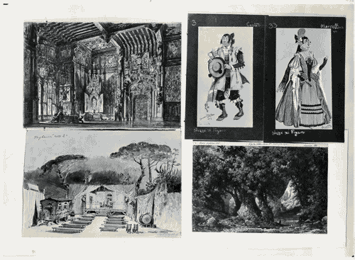 Image for IX Triennale - Scenografia cinematografica e teatrale - Parte II. Scenografia teatrale - Bozzetti per scenografia