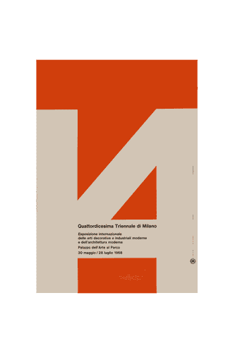 Image for Manifesto ufficiale della 14a Triennale di Milano - seconda versione