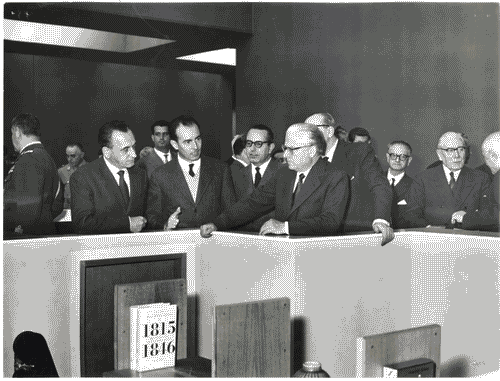 Image for XII Triennale - Visita del Presidente della Repubblica Giovanni Gronchi - Ivan Matteo Lombardo - Tommaso Ferraris - Virgilio Ferrari - Ignazio Gardella - Ludovico Magistretti