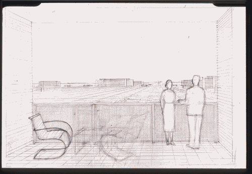 Image for Espressionismo e Nuova Oggettività. La nuova Architettura europea degli anni Venti - Città con case alte e unifamiliari, vista da un balcone, di Ludwig Hilberseimer