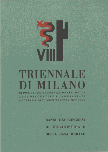 Image for Opuscolo "Bandi dei Concorsi di Urbanistica e della Casa rurale" per la VIII Esposizione del 1943, poi non realizzata,15 pagine. La copertina è di colore verde e riporta un logo simile a quello della VII Esposizione di Enrico Ciuti