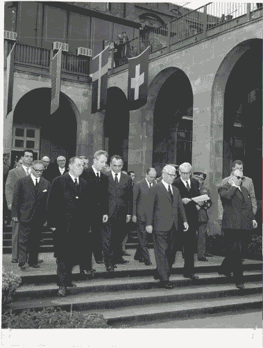 Image for XII Triennale - Visita del Presidente della Repubblica Giovanni Gronchi - Ivan Matteo Lombardo - Tommaso Ferraris