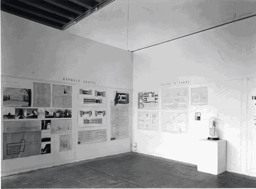 Image for XVI Triennale - Primo ciclo - Galleria del disegno - Laboratorio personale e movimento di gruppo - Spazio dedicato a Giorgio Grassi e Bruno Minardi