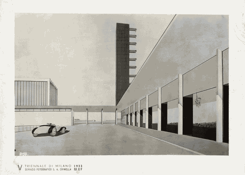 Image for V Triennale - Mostra internazionale di architettura moderna - I° galleria dell'Italia - Progetti di edifici tipici - Mercati - Mercato al minuto diEugenio Faludi