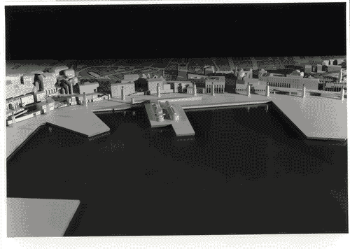 Image for Le città immaginate - Nove progetti per nove città. Sezione progettuale -Ancona (Una frontiera urbana da Vanvitelli a Vanvitelli) (Una frontiera urbana da Vanvitelli a Vanvitelli) - Modello in scala dell'area di intervento nel porto