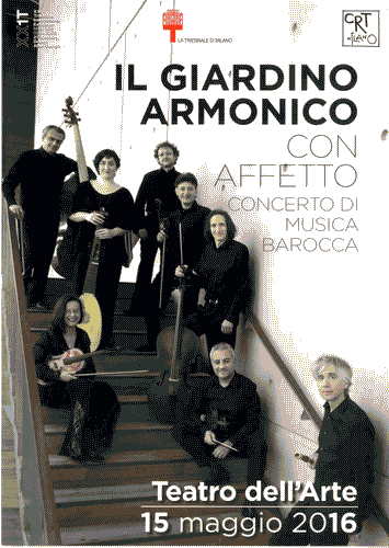 Image for Volantino con programma della serata Il giardino armonico con affetto - concerto di musica barocca