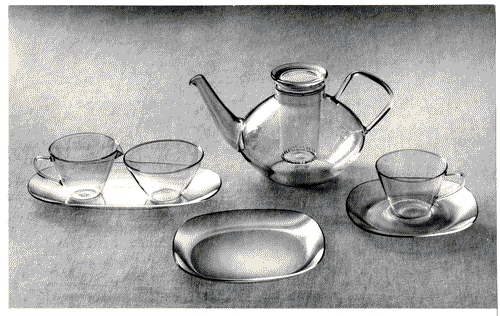 Image for XI Triennale - Sezione della Germania - Servizio da tè in vetro - Heinrich Loffelhardt