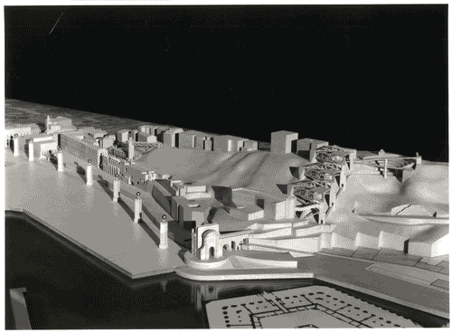 Image for Le città immaginate - Nove progetti per nove città. Sezione progettuale -Ancona (Una frontiera urbana da Vanvitelli a Vanvitelli) (Una frontiera urbana da Vanvitelli a Vanvitelli) - Modello in scala dell'area di intervento nel porto