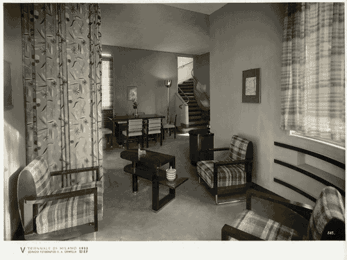 Image for V Triennale - Mostra dell'abitazione - Casa minima di Alessandro Cairoli, G.B. Varisco e Osvaldo Borsani - Zona giorno