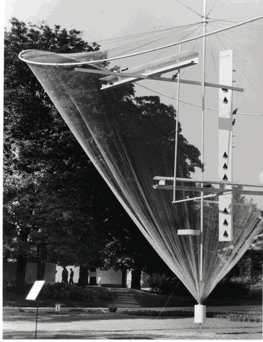 Image for X Triennale - Parco Sempione - Mostra del fiore e del giardino - Voliera in ferro e nylon - Vittoriano Viganò - Pietro Porcinai