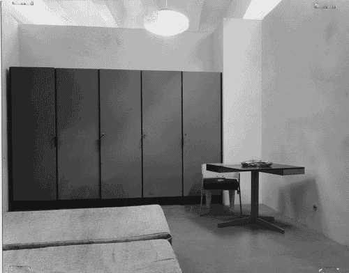 Image for X Triennale - Mostra della casa - Alloggio Borsalino n. 1 - Camera da letto matrimoniale - Ignazio Gardella - Marco Comolli - Luigi Radice - Enrico Taglietti