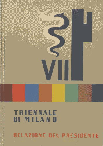 Image for Opuscolo "Triennale di Milano. Relazione del Presidente", di 46 pagine più immagini fotografiche in bianco e nero