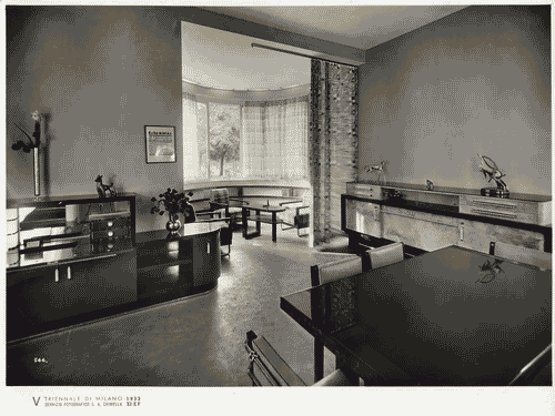 Image for V Triennale - Mostra dell'abitazione - Casa minima di Alessandro Cairoli, G.B. Varisco e Osvaldo Borsani - Zona giorno