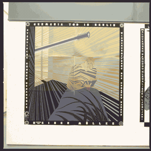 Image for XVIII Triennale - Partecipazioni internazionali - Croazia. I manifesti di Boris Bucan - Manifesto per la rappresentazione di Germania Tod in Berlindi Heiner Müller