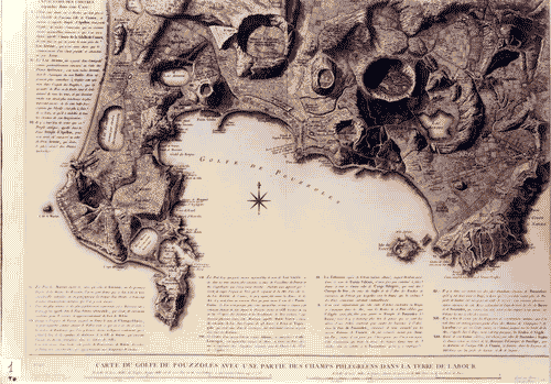 Image for Le città immaginate - Nove progetti per nove città. Sezione progettuale -Napoli (Interventi per il progetto Pozzuoli) - Carta del golfo di Pozzuolidel 1780