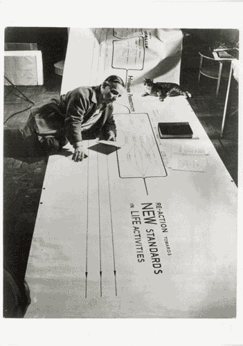 Image for Frederick Kiesler. Arte Architettura Ambiente - Frederick Kiesler con la Biotechnical Chart