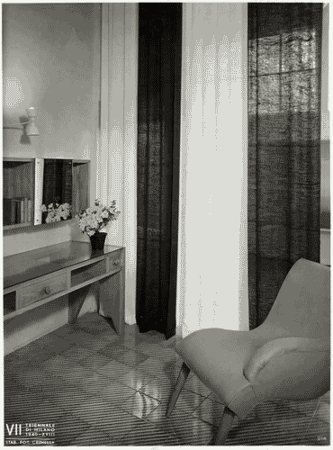 Image for VII Triennale - Mostra dell'arredamento alberghiero - Ambiente n. 4: Camera d'albergo a Capri di Alessandro Pasquali