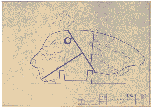 Image for Parco. Mostra del fiore e del giardino. Voliera e grande aiuola. Varianti suddivisione spazi (non realizzata)