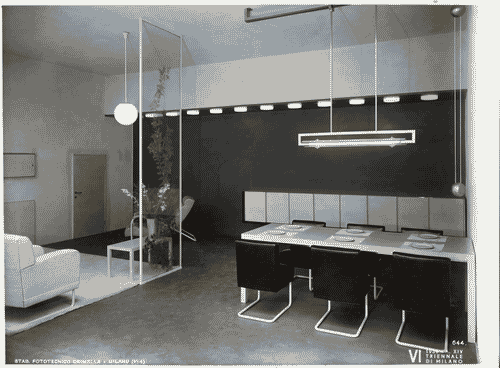 Image for VI Triennale - Mostra dell'arredamento - Sala da pranzo e di soggiorno di Giuseppe Mazzoleni, Giulio Minoletti e Giancarlo Palanti
