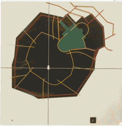 Image for Planimetria del centro di Milano dai Bastioni