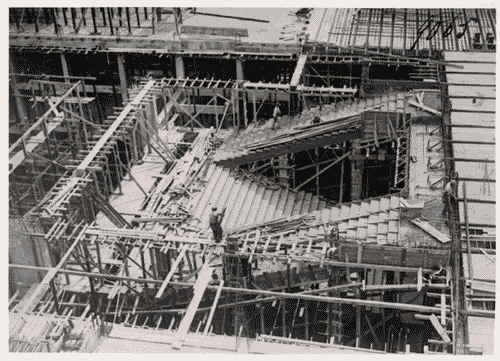 Image for Costruzione del Palazzo dell'Arte - Cantiere - Scalone d'onore