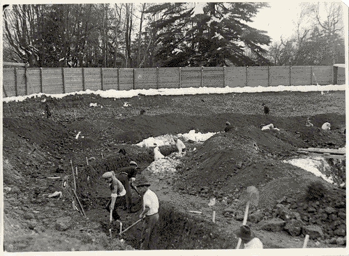 Image for Costruzione del Palazzo dell'Arte - Cantiere - Scavi per le fondazioni