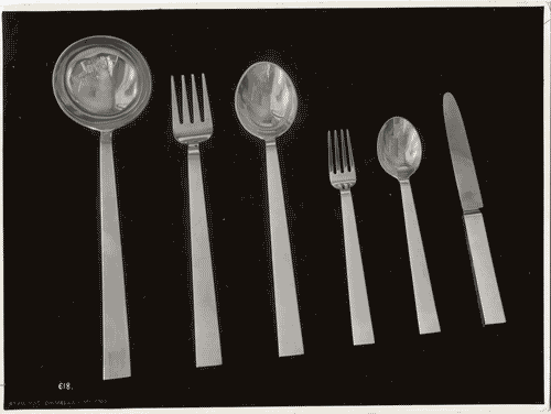 Image for VI Triennale - Sezione dell'E.N.A.P.I. - Argenterie - Posate in argento